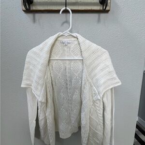 CAbi Cream Cable Knit Cardigan